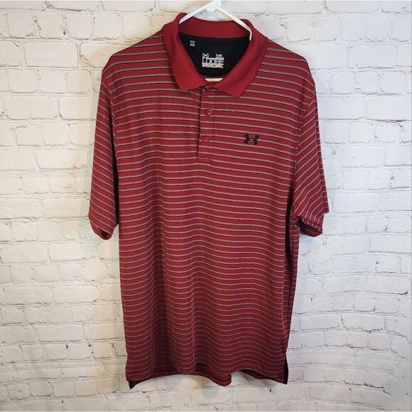 Men's Under Armour "loose" heatgear polo, size XL - Picture 1 of 3